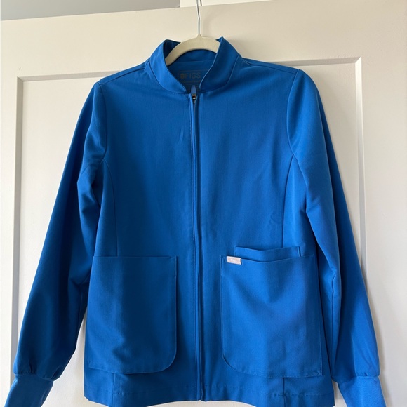 Figs Women's Blue Jacket - Picture 1 of 2